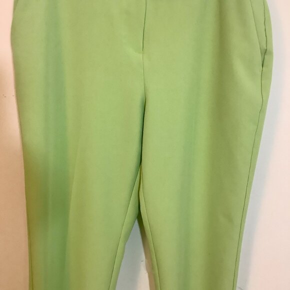 Green Dress Pants Worthington Slim Ankle Sz 8 - Picture 4 of 11